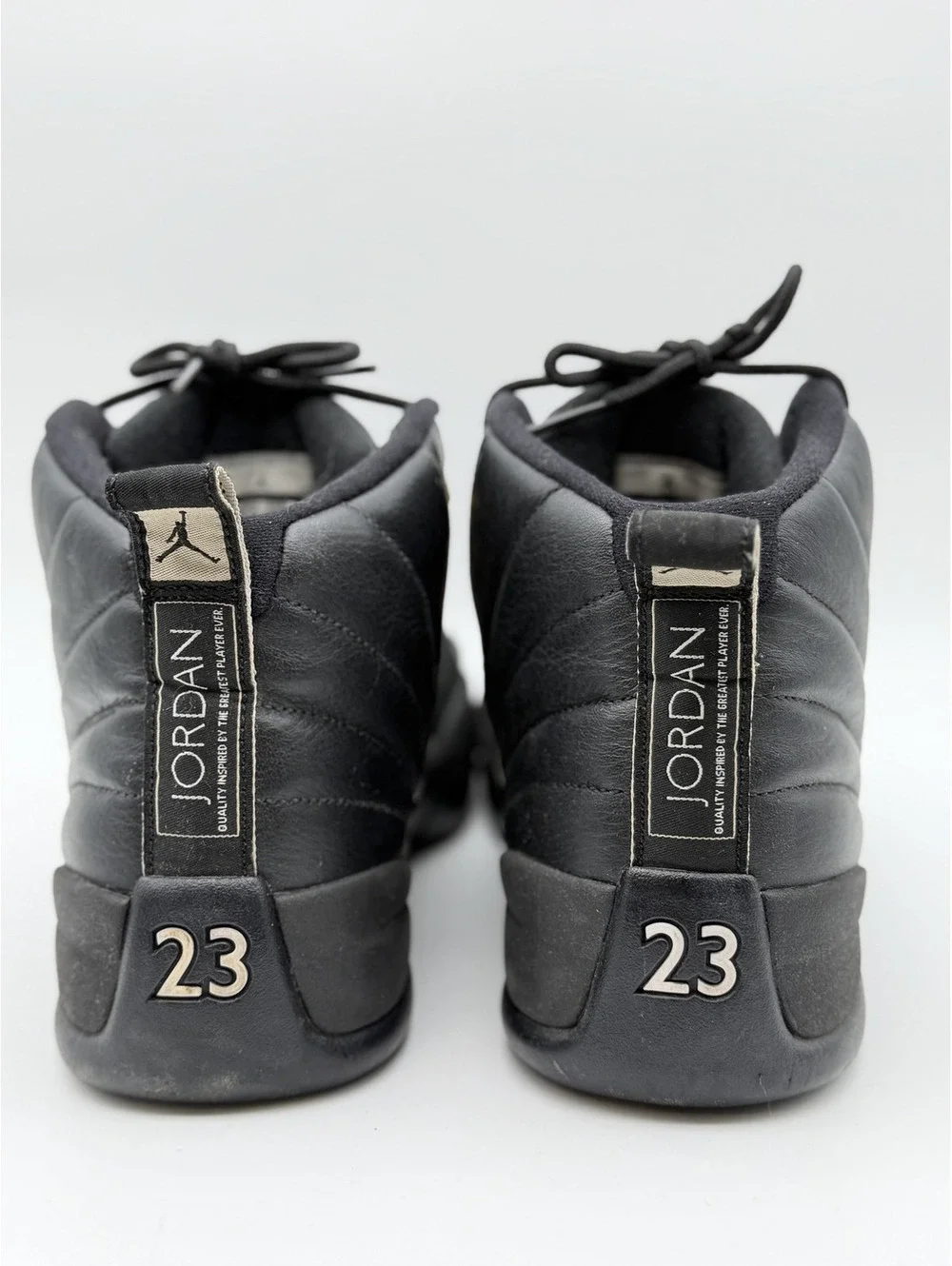 Air Jordan 12 Retro The Master 2016 Black White Metallic Gold, Size 9